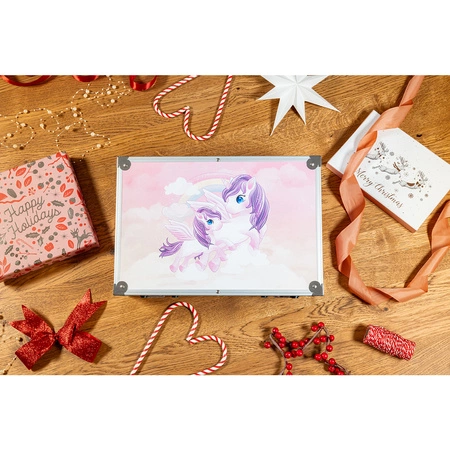 Zestaw Artystyczny do Malowania + Walizka w Walizce Kredki dla Dzieci 144el MAALEO