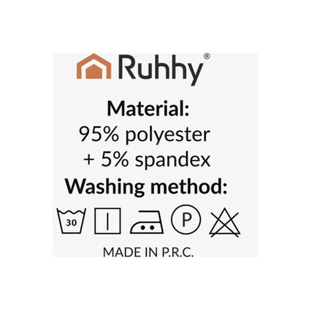 Pokrowiec na Krzesło Zielony Uniwersalny Miękki Pokrowce na Krzesła 6 Ruhhy 25992