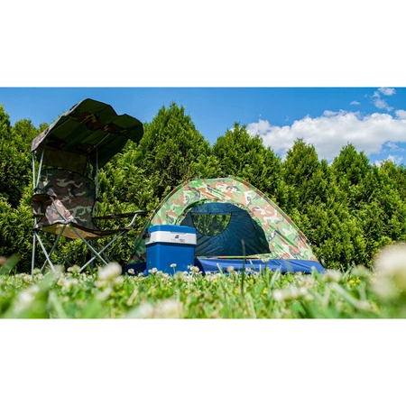 Krzesło Wędkarskie Turystyczne Fotel z Daszkiem TRIZAND