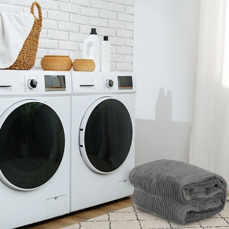 Koc Narzuta Pled na Łóżko Miękki Gruby Ciepły XXL Dwuosobowy 160x200 cm RUHHY