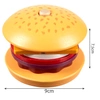 Burger Drewniany Duży Restauracja Układanka Sorter 8 el. 10 Kart dla Dzieci KRUZZEL