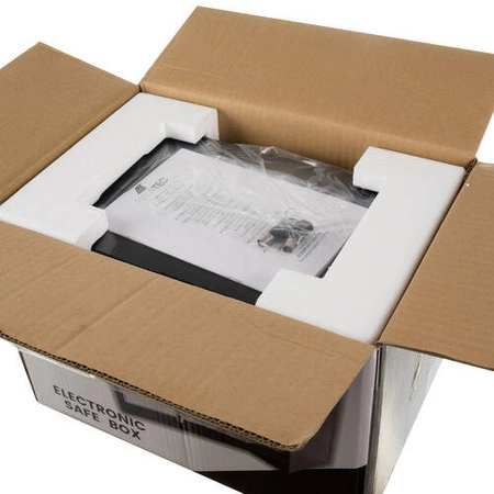 Domowy Sejf Kasetka na Zamek Elektroniczny Szyfr Klucz Kod Kasa Pancerna XL MALATEC