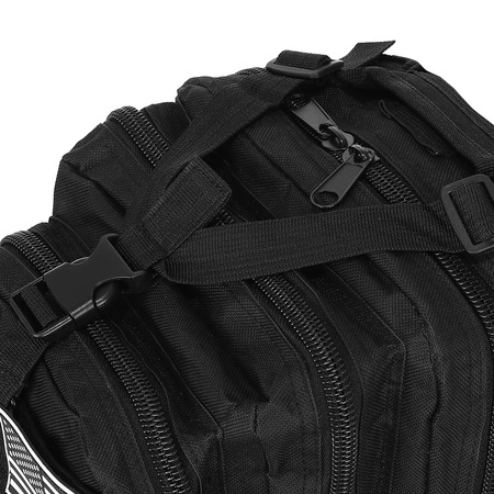 Plecak Turystyczny Trekkingowy Sportowy Wojskowy Taktyczny Czarny Męski XL TRIZAND