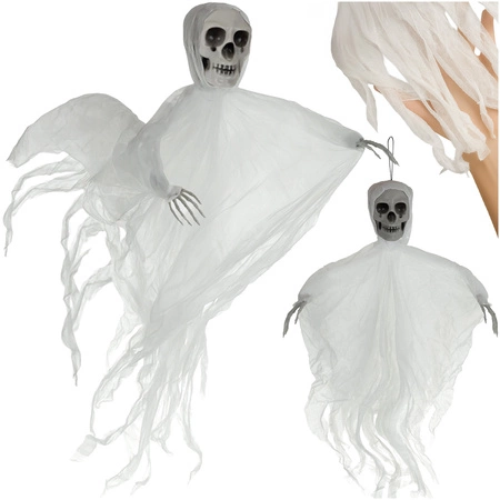 Szkielet na Halloween Wiszący Dekoracja Kościotrup Ozdoba Wisząca Duch 70cm Ruhhy 26124