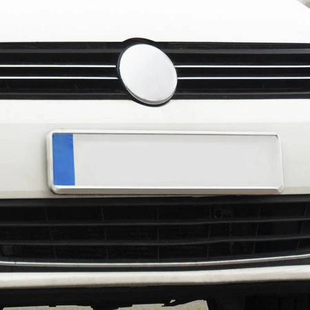 Ramka Ramki pod Tablice Rejestracyjną Srebrna 2szt XTROBB