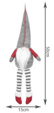 Mikołaj Skrzat Krasnal Prezent na Święta Duży 50cm TUHHY