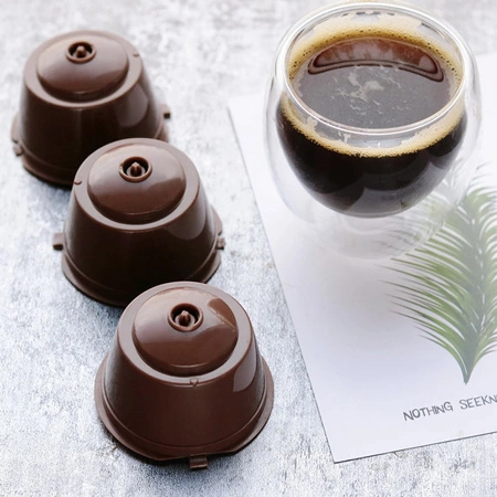 Kapsułki do Kawy na Kawę do Ekspres Kapsułek Wielokrotnego Użytku Zestaw x6 RUHHY