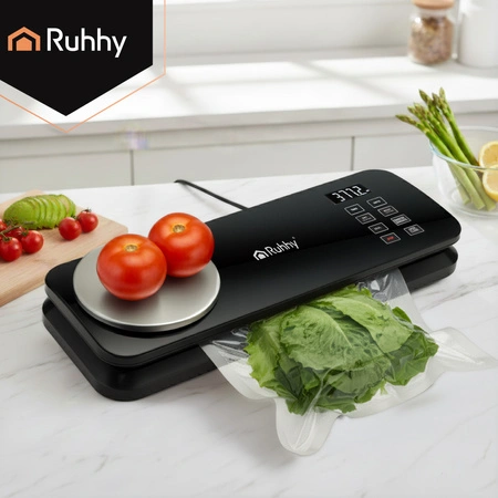 Zgrzewarka Próżniowa do Żywności z Wagą Ruhhy Pakowarka do Jedzenia + Folia