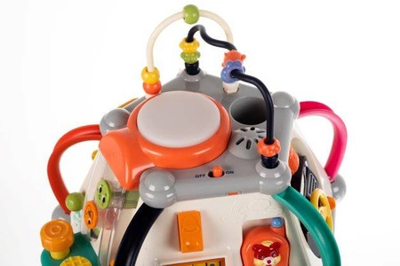 Interaktywna Kostka Edukacyjna 6 Boków + Młoteczek KRUZZEL