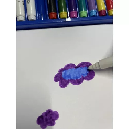 Magiczne Pisaki Flamastry Zmieniające Kolor Markery do Rysowania Mazaki x25 MAALEO