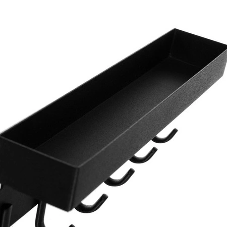 Wieszak Ścienny Uchwyt na Klucze Ubrania Ścianę Półka z Wieszakami Magnes RUHHY