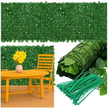 Sztuczny Żywopłot Bluszcz na Ogrodzenie Balkon Ścianę Siatka 5 m x 50 cm Gardlov 25342