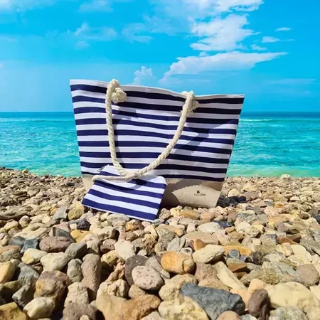 Torba Plażowa na Plażę Duża Torebka Zakupy Piknik MALATEC