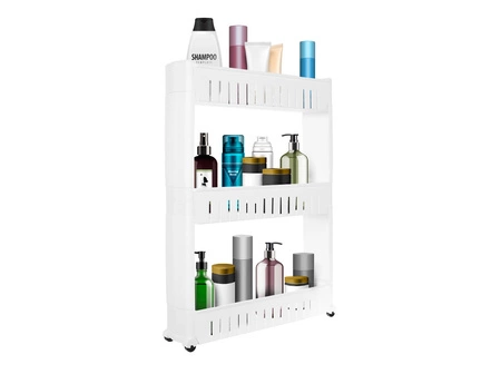 Regał Szafka Półka Łazienkowa Kuchenna z Kółkami RUHHY