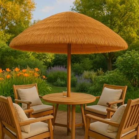 Parasol Ogrodowy Balkonowy Plażowy Łamany na Balkon Taras do Ogrodu 170 cm GARDLOV 25326