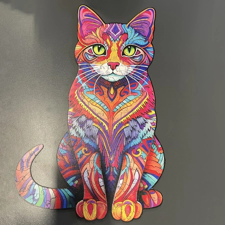 Puzzle Drewniane Układanka Klocki dla Dzieci Dorosłych Gra Logiczna Prezent KRUZZEL