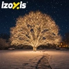 Lampki Choinkowe 500LED Flash 35m IZOXIS Zewnętrzne Świąteczne Ciepłe Białe