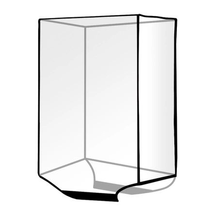 Pokrowiec na Dużą Walizkę Podróżną Ochronny Etui Bagaż Duży L Przezroczysty TRIZAND