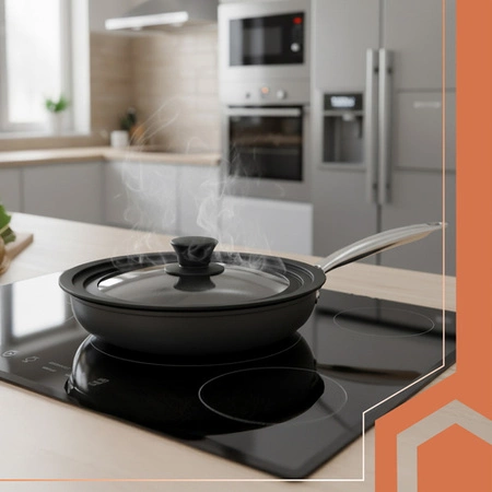 Pokrywka Uniwersalna 3w1 Ruhhy Silikonowa do Garnków i Patelni 24 26 28 cm 25560