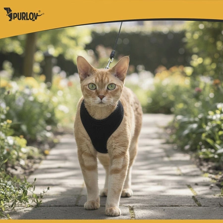 Szelki Bezuciskowe Purlov Regulowane Spacerowe Roz. XS Dla Psa i Kota Mocne