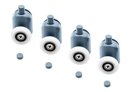 Komplet 8 Rolek do Kabiny Prysznicowej Kółka Rolki RUHHY