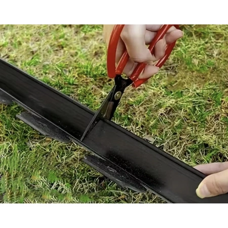 Obrzeże Ogrodowe Obrzeża Trawnikowe Plastikowe Czarne 4x10m 20 Kołków Kotew GARDLOV
