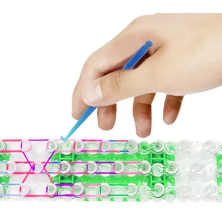 Gumki Zestaw do Robienia Bransoletek 4400 szt DIY KRUZZEL