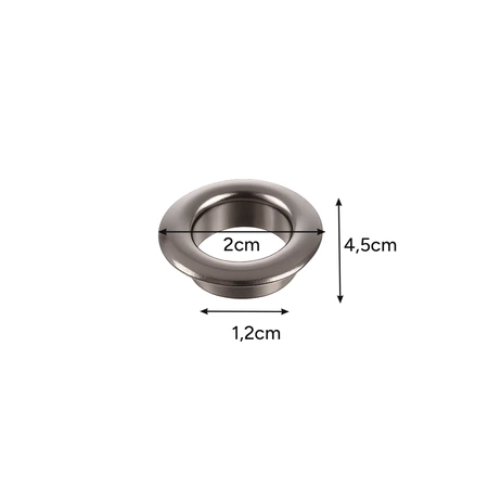 Oczka do Plandeki Zestaw z Zakuwakiem Dziurkacz Napy 100szt Oczek 12mm Etui Gardlov 25811
