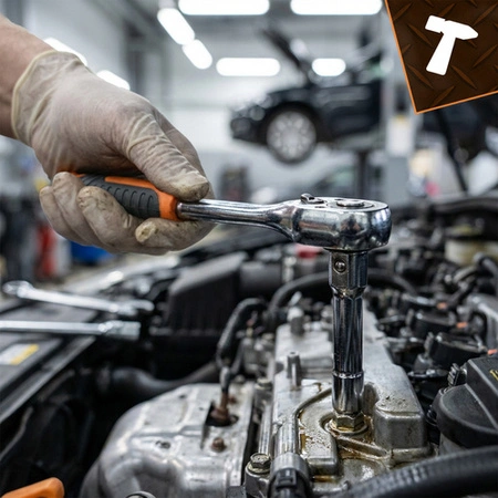 Zestaw Narzędzi Bigstren Walizka Narzędziowa 56 el. 1/4" Klucze Nasadowe 26845