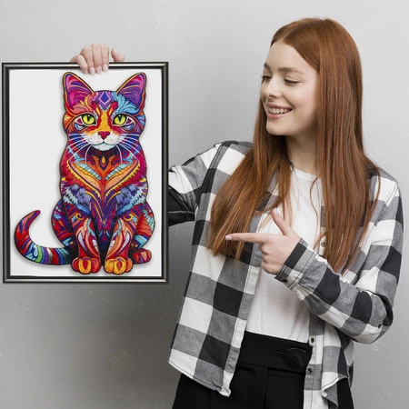 Puzzle Drewniane Układanka Klocki dla Dzieci Dorosłych Gra Logiczna Prezent KRUZZEL