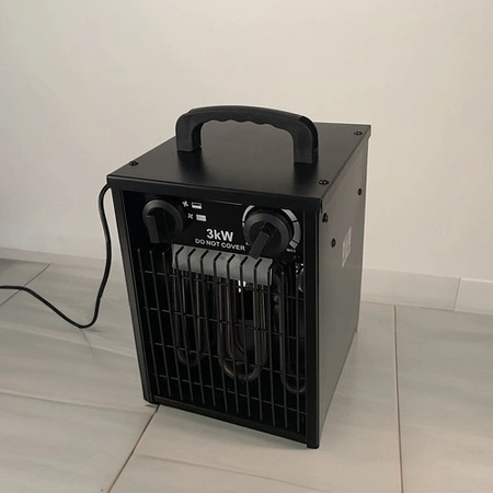 Nagrzewnica Elektryczna Farelka Dmuchawa Grzejnik Termostat 3kW 3000W Mocna KAMINER
