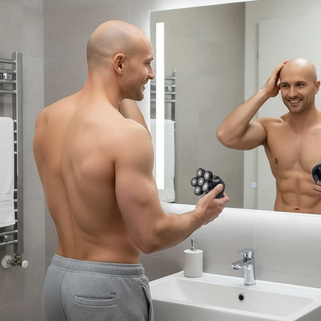 Golarka Męska Elektryczna Bezprzewodowa Maszynka do Golenia Ciała Brody XXL 26423