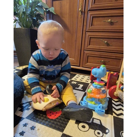 Zabawka Sensoryczna Montessori Jeż Kolorowy Jeżyk dla Dzieci Antystresowa KRUZZEL