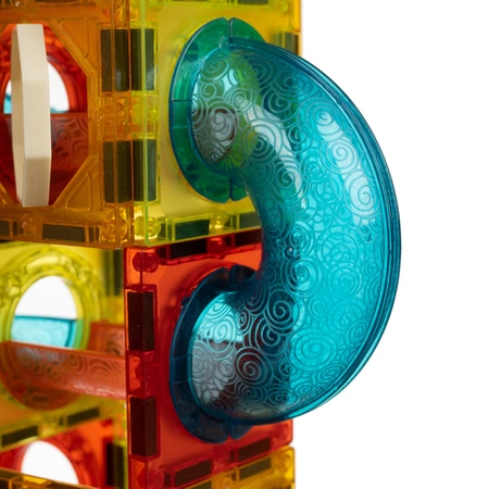 Klocki Magnetyczne Konstrukcyjne Edukacyjne Zestaw Układanka Świecące Kulki KRUZZEL