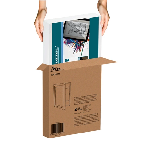 Ramka Artystyczna na Obrazki Dzieci Otwierana A4 Zdjęcia Rysunki Pojemnik KRUZZEL