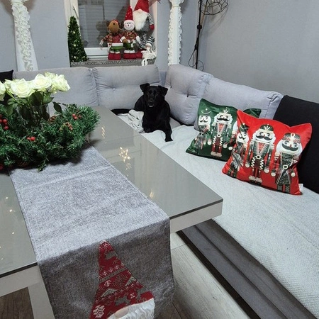 Poszewka na Poduszkę 40x40 cm Jasiek Dekoracyjna Dziadek do Orzechów Plusz RUHHY