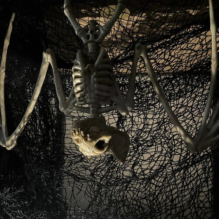 Szkielet Nietoperza na Halloween Dekoracja Nietoperz Kości Ozdoba Wiszący MALATEC