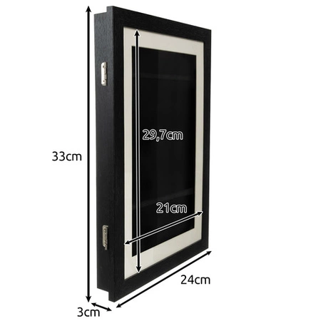 Ramka Artystyczna na Obrazki Dzieci Otwierana A4 Zdjęcia Rysunki Pojemnik KRUZZEL