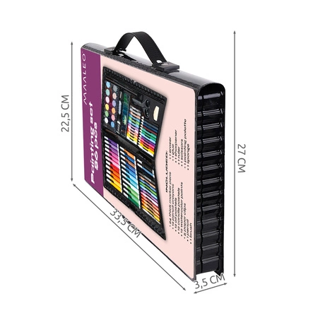 Zestaw Artystyczny do Malowania 86szt + Walizka MAALEO