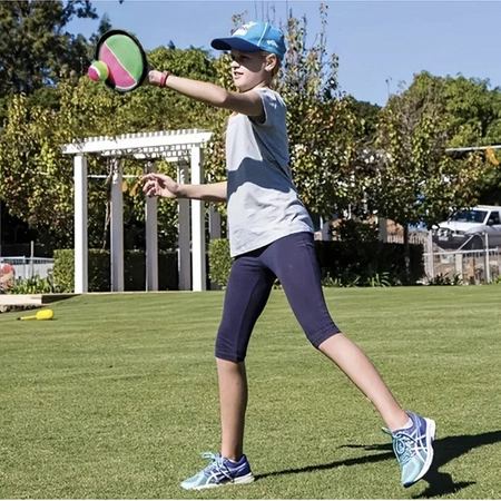 Gra na Rzepy Catch Ball Paletki Piłka Rzucaj Łap Zestaw Catchball Prezent KRUZZEL