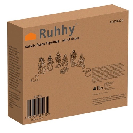 Figurki do Szopki Bożonarodzeniowej Figury 10 szt Szopka Bożonarodzeniowa RUHHY