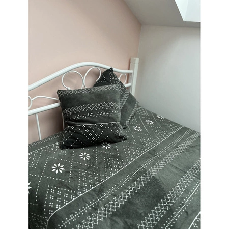 Koc Narzuta + Poszewki Zestaw Świąteczny 160x200 Komplet na Prezent Święta RUHHY