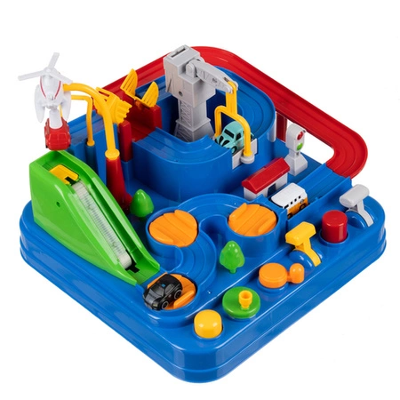 Tor Przeszkód Interaktywny dla Autek Zjazd Samochodowy + Auta Gra w Autka KRUZZEL