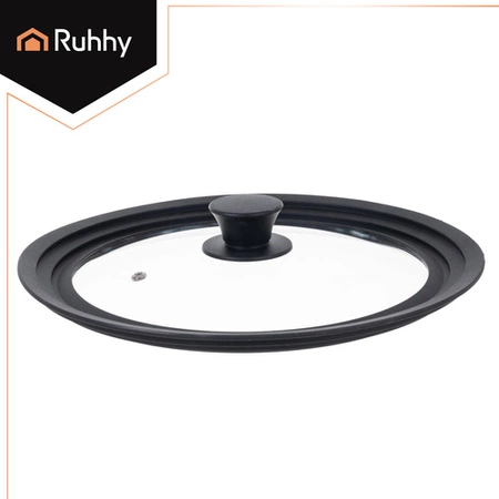 Pokrywka Uniwersalna 3w1 Ruhhy Silikonowa do Garnków i Patelni 24 26 28 cm 25560