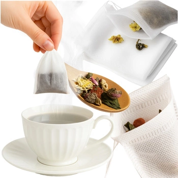 Woreczki Torebki na Herbatę Zioła x 100 szt Saszetki do Zaparzania Herbaty RUHHY