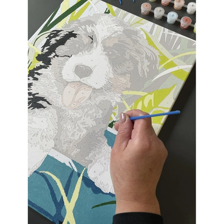 Malowanie po Numerach Obraz 40x30 Zestaw do Malowania na Prezent Ramie DIY MAALEO