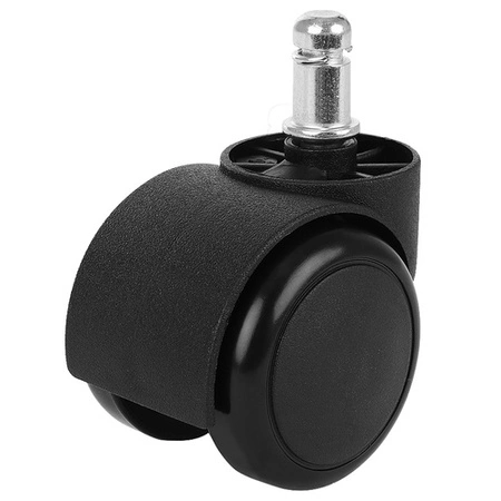 Fotel Biurowy Obrotowy Krzesło Biurowe Obrotowe do Biurka + Podnóżek Czarny Malatec 26195