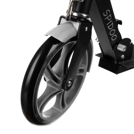 Hulajnoga Miejska Składana Duża dla Dzieci Lekka Duże Koła 200mm Hamulec KRUZZEL