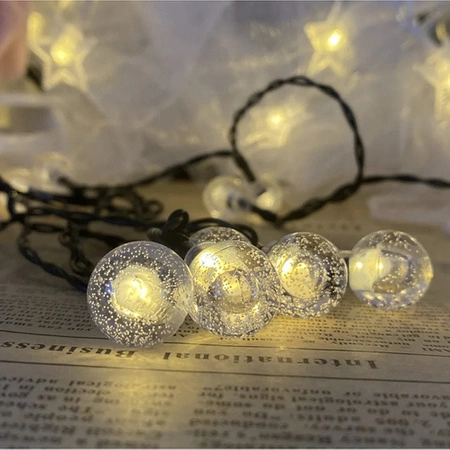 Girlanda Solarna 50 LED Ogrodowa Lampki Solarne Kuli Ogrodowe Świetlna GARDLOV