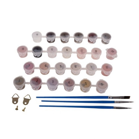 Malowanie po Numerach Obraz 40x50 Zestaw na Ramie Prezent DIY do Malowania